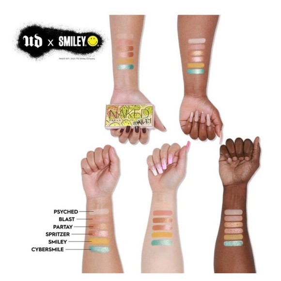 Urban Decay Smiley Naked Mini Eyeshadow Palette Mucho Happy, New in Box! - Picture 7 of 7